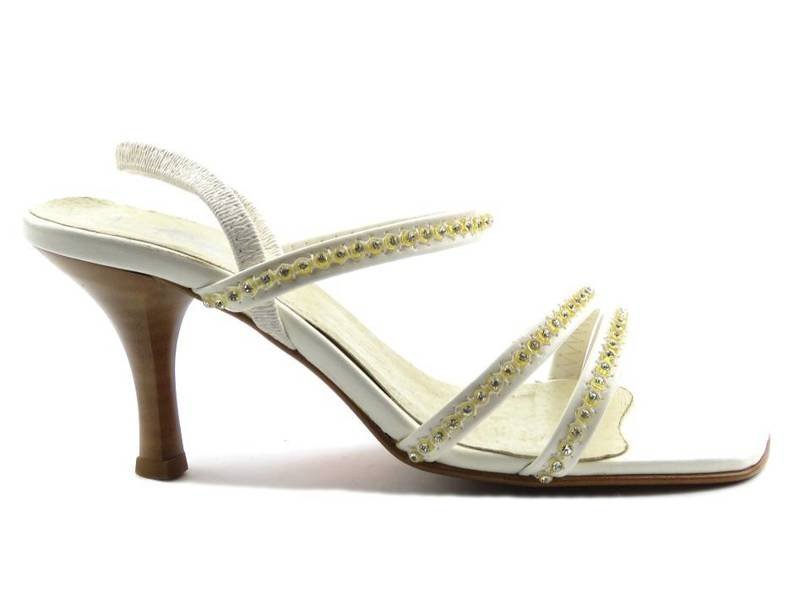 Damen-Sandalen mit hohem Absatz – IGA 259, weiß