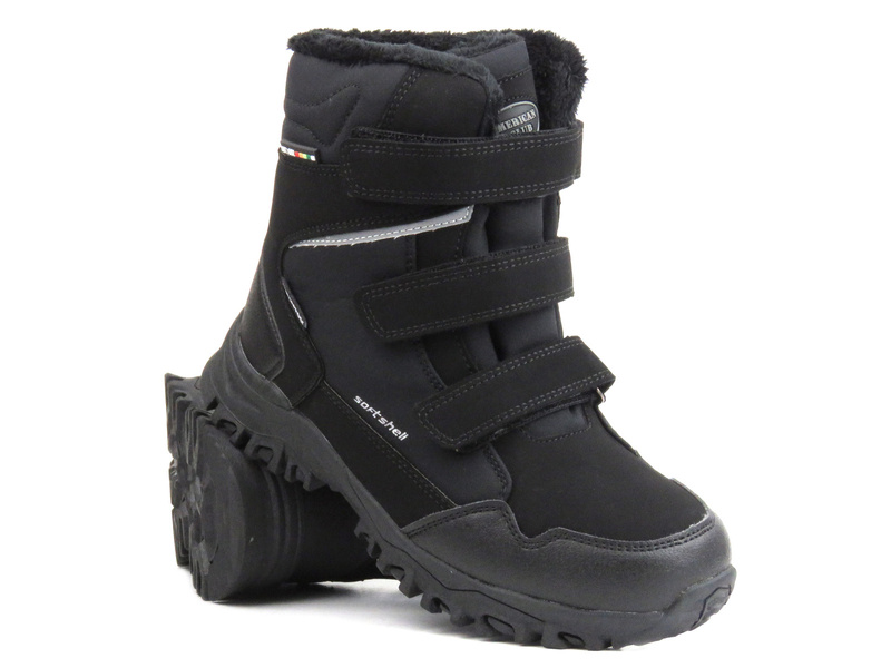 Damen-Schneestiefel – AMERICAN CLUB HL99/23, schwarz