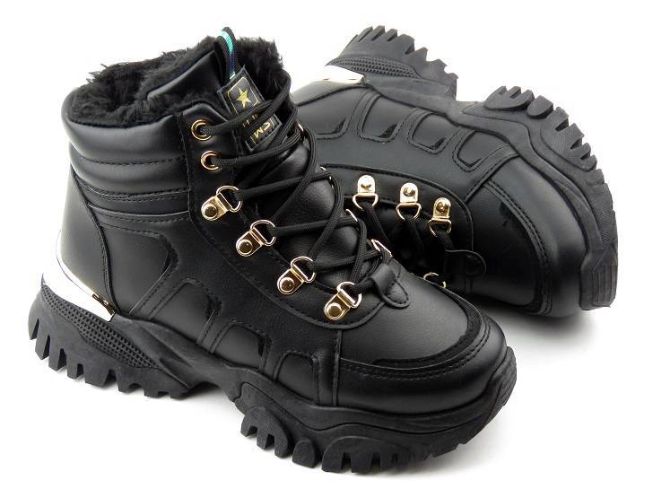 Damen-Schneestiefel – NEWS 22BT26-5099, schwarz