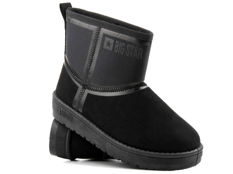 Damen Stiefeletten, Schneestiefel - BIG STAR KK274614, schwarz