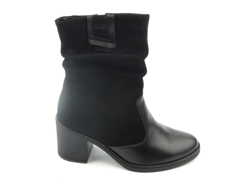 Damen-Stiefeletten mit hohem Absatz – AXEL 4328, schwarz