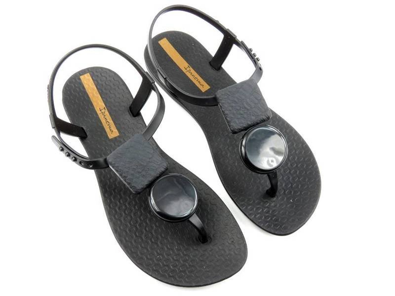 Damensandalen mit Verzierungen – IPANEMA 82827, schwarz