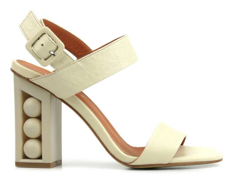 Damensandalen mit markantem Absatz – VENEZIA MRZ212399, beige