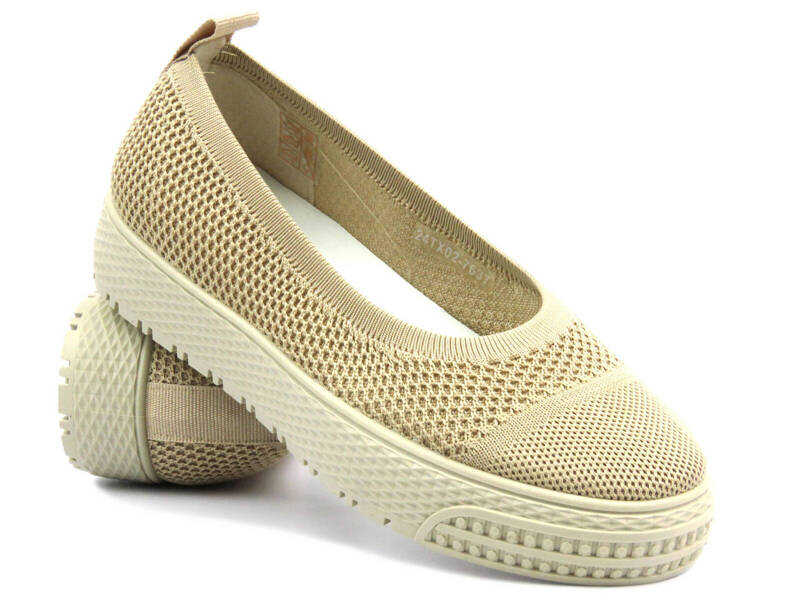 Damenschuhe, Espadrilles - News 24TX02-7637, Beige