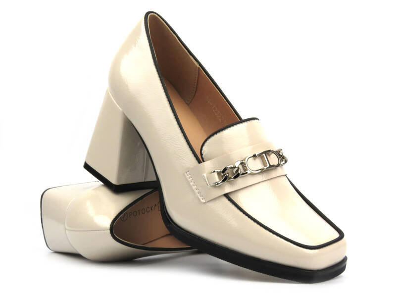 Elegante Damenschuhe - Potocki 24-12322, beige