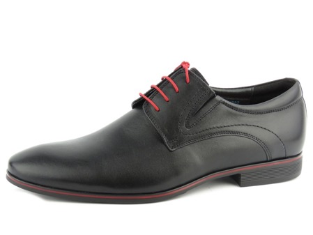 Elegante formelle Herrenschuhe Conhpol 4216, schwarz