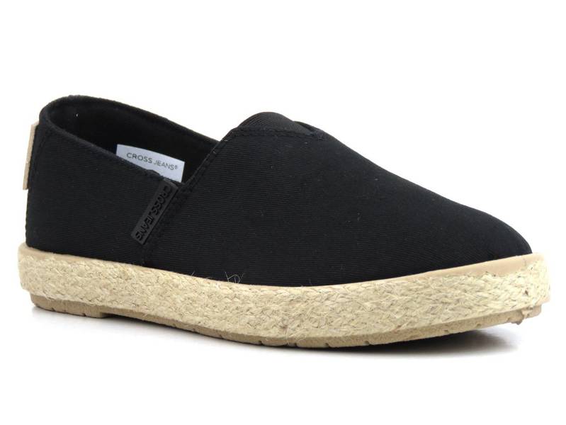 Espadrilles, Damen-Sommerschuhe - CROSS JEANS JJ2R4003C, schwarz