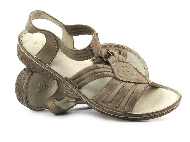 Hilby 757 Damensandalen, Beige