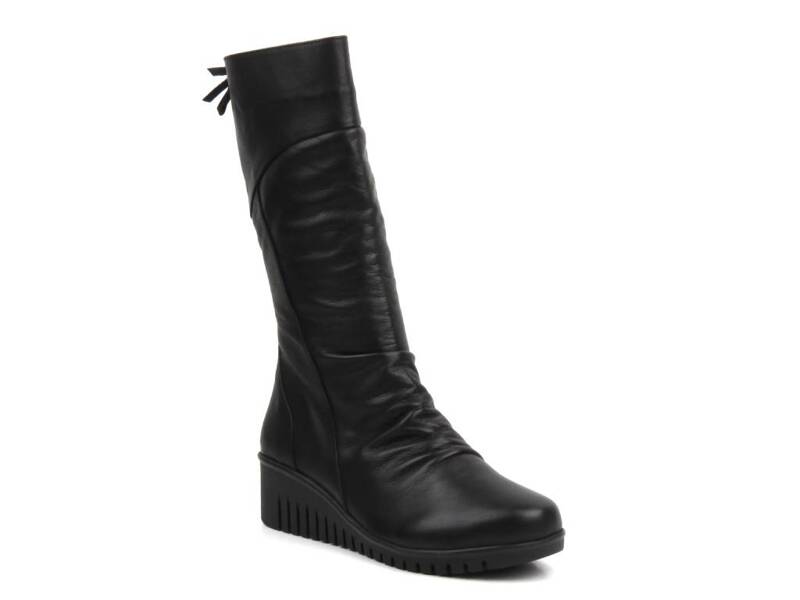 Isolierte Damenstiefel - Comfortabel 970024-01, schwarz