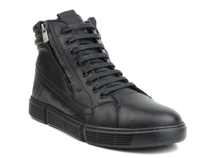 Isolierte Herren-Sneaker -Venezia 10008102, schwarz