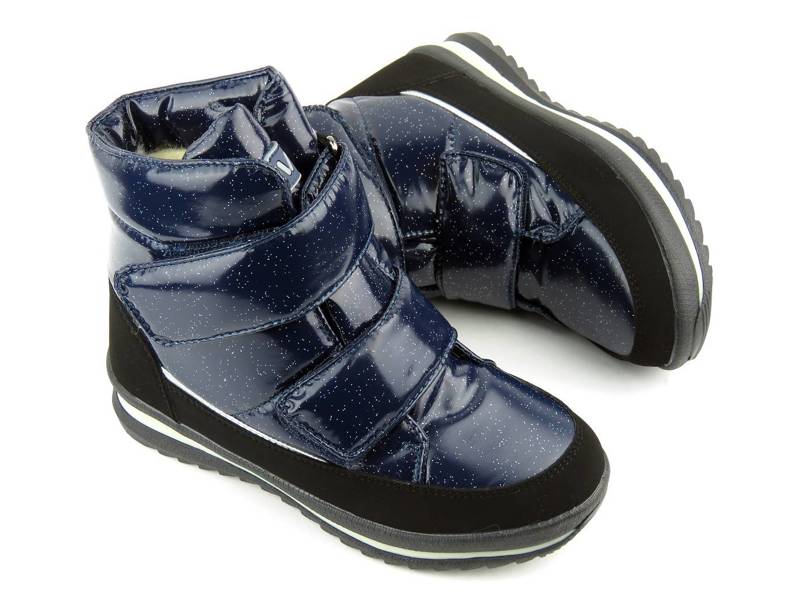 Kinder-Schneestiefel mit glänzendem Glitzer – WEESTEP R292958801BL, blau