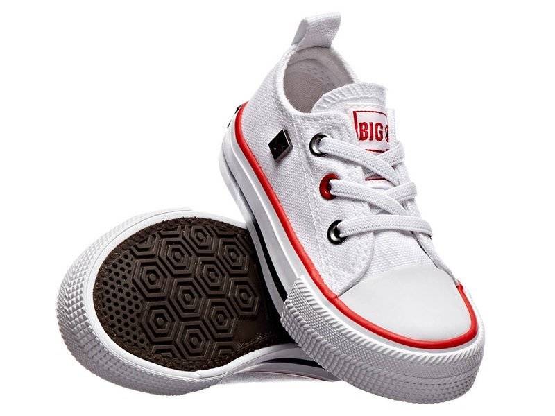 Kinder-Sneaker, Sportschuhe Big Star HH374193, weiß