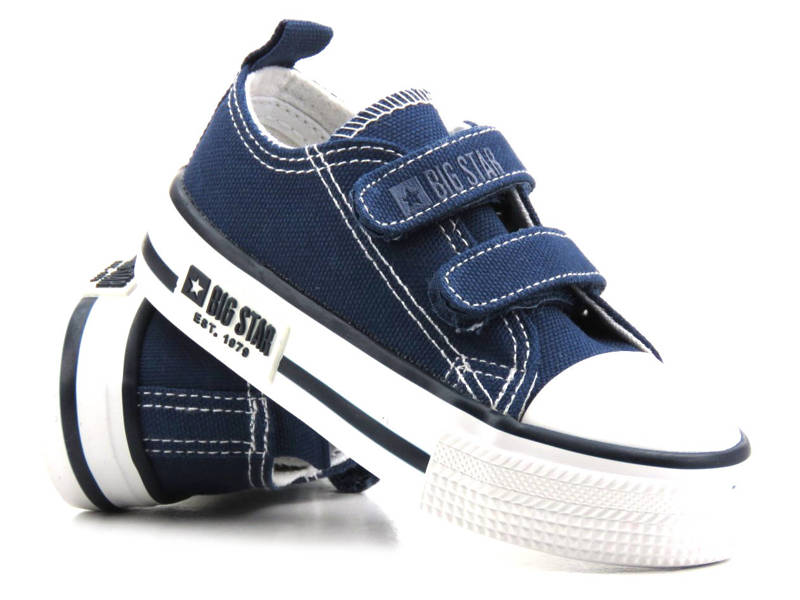 Kinder-Sneaker mit Klettverschluss – BIG STAR KK374075, Marineblau