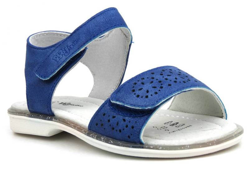 Kindersandalen eines polnischen Herstellers - WOJTYŁKO 40221, Marineblau