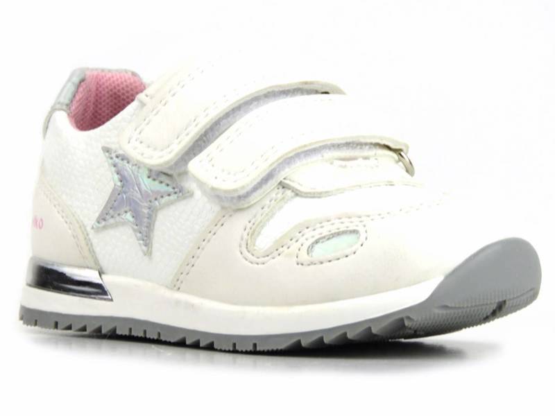 Kindersportschuhe mit Lederinnensohle - Wojtyłko 22009, weiß