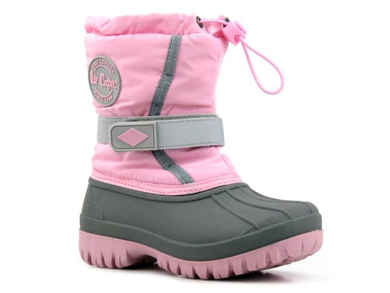 LEE COOPER LCJ-21-44-0521K Kinder-Schneestiefel, rosa, verstellbar