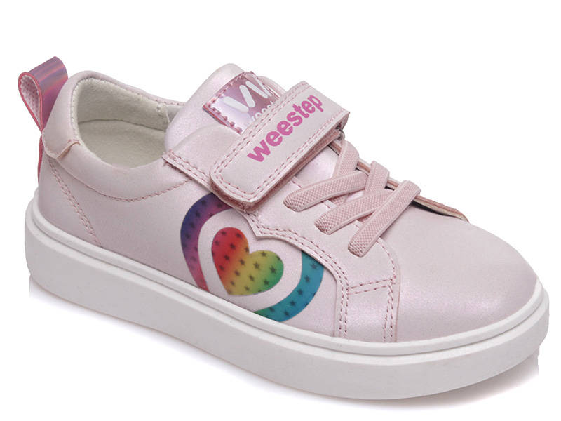 Lederkinderschuhe einer europäischen Marke - WEESTEP R522163572, rosa