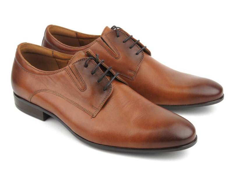 Lederschuhe, formelle Oxfords für Herren Conhpol 8196-1353, braun