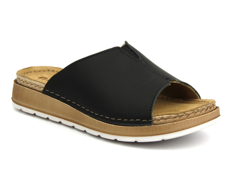 Medizinische Flip-Flops für Damen mit Kork-Einlegesohle – Inblu VR7B, weiß