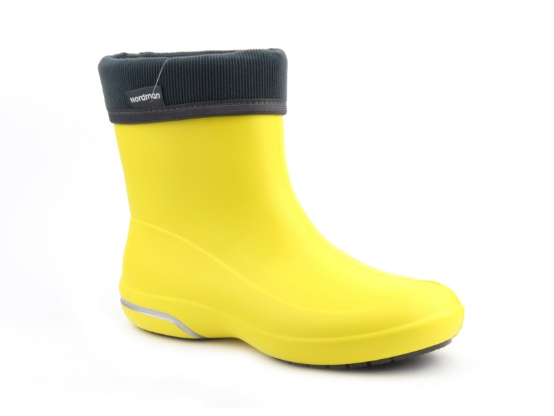 Schneestiefel, Damen-Gummistiefel mit Isolierung – Nordman Kleo, gelb