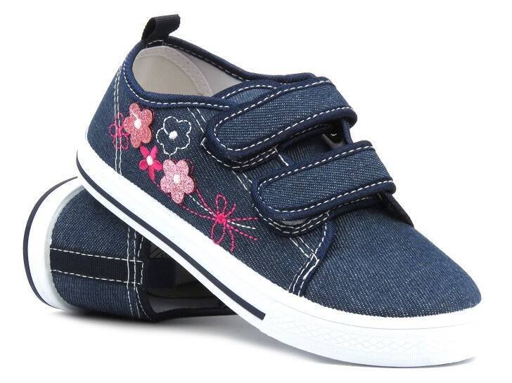 Sneakers, Klett-Sneaker - AMERICAN CLUB TEN 118/24, Marineblau