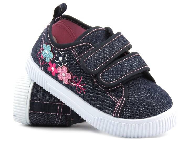 Sneakers, Sneakers mit Klettverschluss - AMERICAN CLUB TEN 127/24, Marineblau