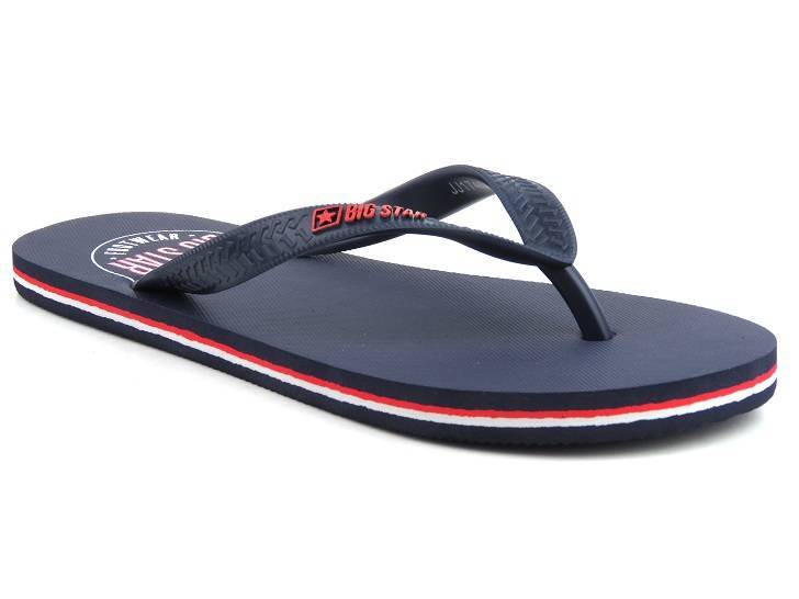 Sport-Flip-Flops für Herren – BIG STAR JJ174537, Marineblau