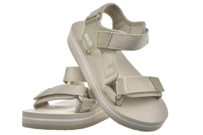 Sportsandalen mit Klettverschluss - Big Star NN274A535, beige