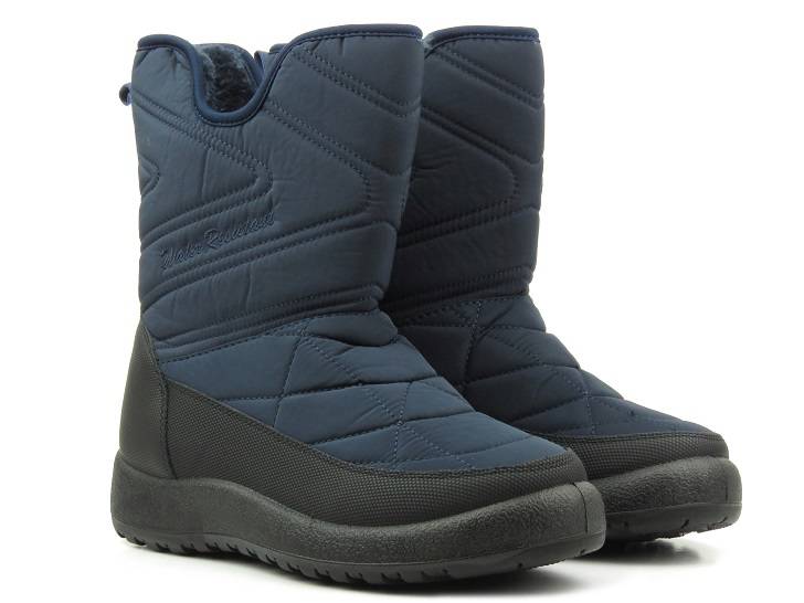 Wasserdichte Damen-Schneestiefel – NEWS 21N26-4276, Marineblau